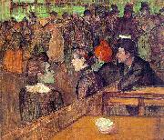  Henri  Toulouse-Lautrec At the Moulin de la Galette oil painting reproduction